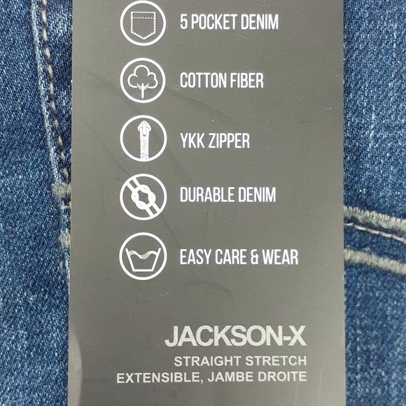 Buffalo David Bitton Jackson-X Straight Stretch Jeans 34x34 - Picture 9 of 9